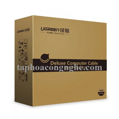 Ugreen 10222 3M màu Đen Cáp chuyển đổi DP sang DVI 24 + 1 Hỗ trợ độ phân giải 1920x1201 DP103 30010222